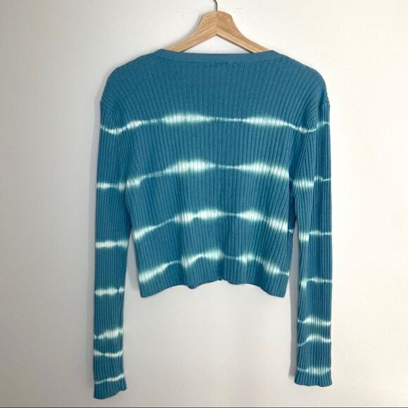 ZARA tie dye long sleeve button down cardigan - Picture 6 of 7